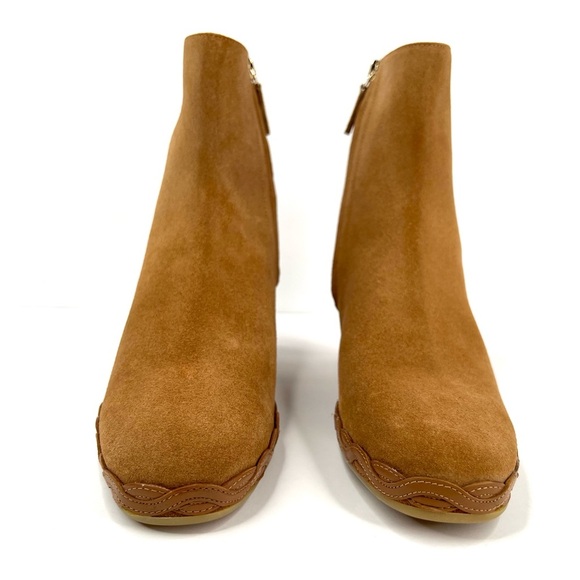 SALVATORE FERRAGAMO CANARIA CROSTA ESPADRILLE WEDGE SUEDE BOOTIES SIZE 6 - Picture 3 of 11